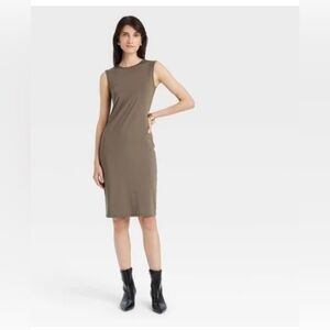 New! Womens knit dress A New Day Olive Size Medium